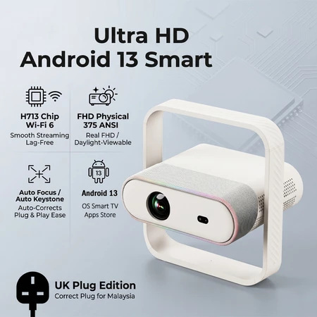 Projector 4k Ultra hd Dolby Audio Autofocus Mini Highlight W