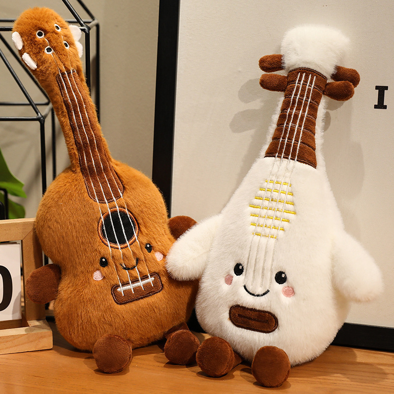 在庫ありかわいい楽器ピアンドラム人形ぬいぐるみ人形シミュレーション楽器ギターピパ人形卸売|undefined