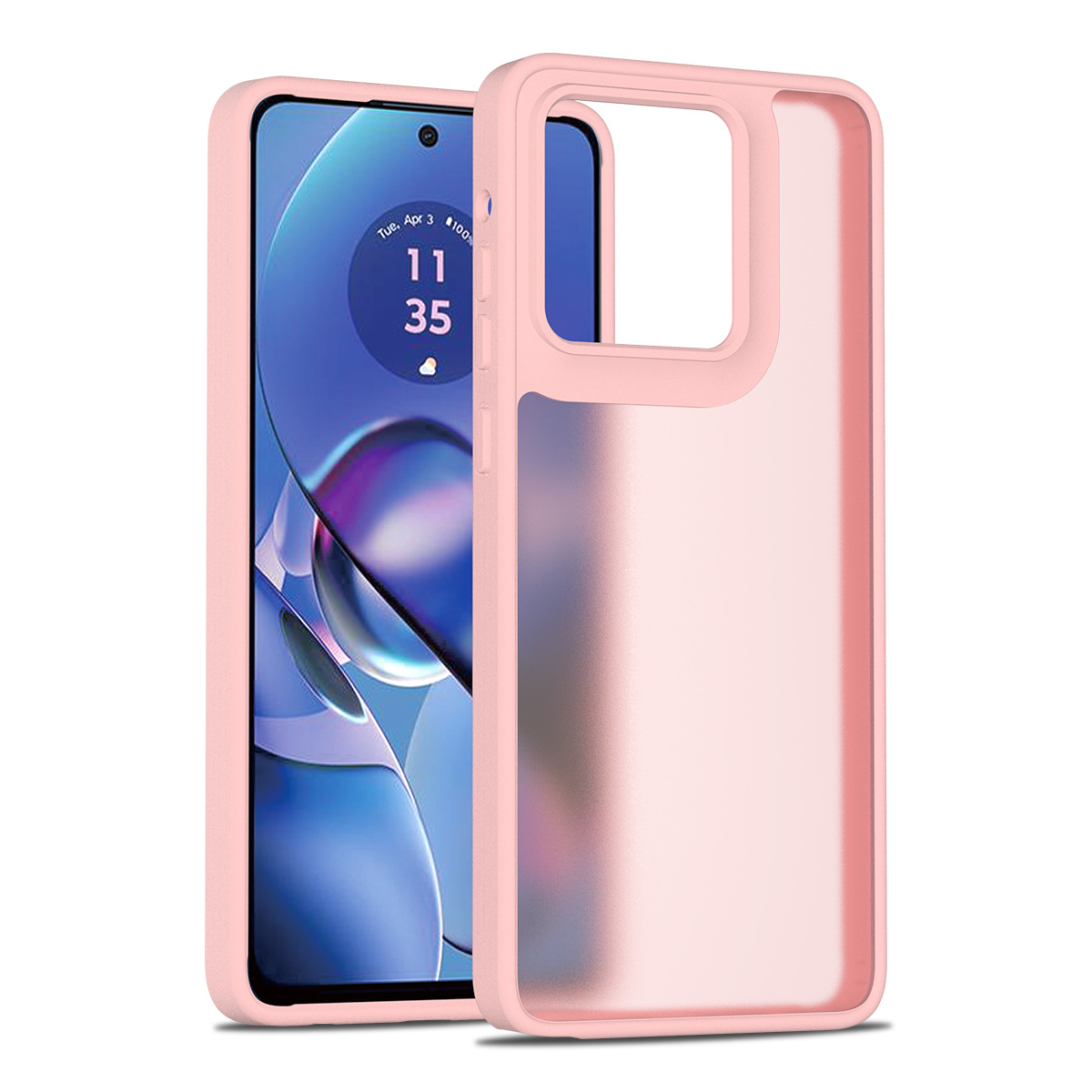 Aplicación transfronteriza MOTO G stylus 5G 2025 2 - en - 1 escudo plateado piel esmerilado 2.0mm cubierta a prueba de caídas