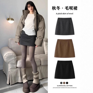 ��ɫë�ذ���ȹŮ���ﶬ2025�¿�����@��a�ֶ�ȹС���Ӱ���ȹ��