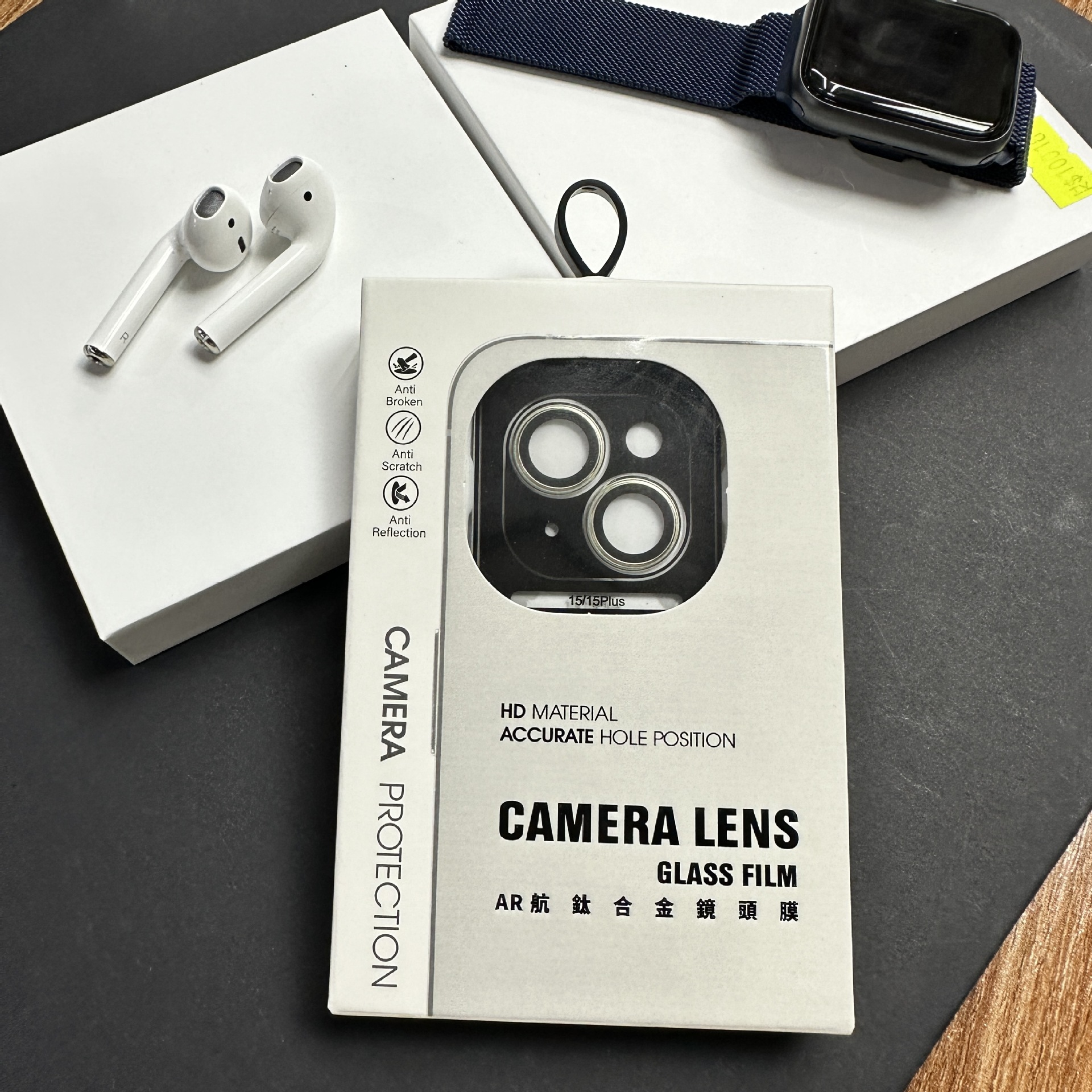 Adecuado para iPhone15promax Eagle Eye lente anillo protector pegatina iPhone15Pro localizador lente anillo pegatina