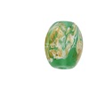 Boutique oval glazed glazed glazed green sandy glazed pearl sour sour Japanese glazed bead big waist drum -shaped glass beads