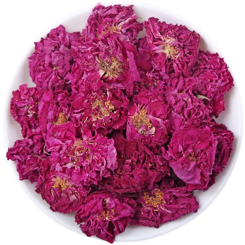 Pingyin Rose Crown Tea Mei Gui Hua 玫瑰花 Loose Whole Flower Buds 500g Jar for Daily Herbal Tea quality and texture