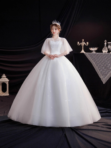 Main wedding dress for women 2025 new bride lace super fairy dreamy…