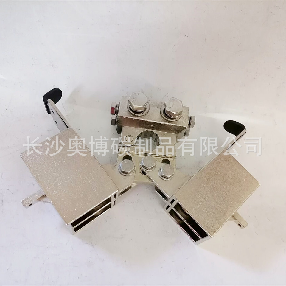 长沙奥博生产刷架20x40风力发电用 铜制刷握 电机碳刷架 碳刷支架