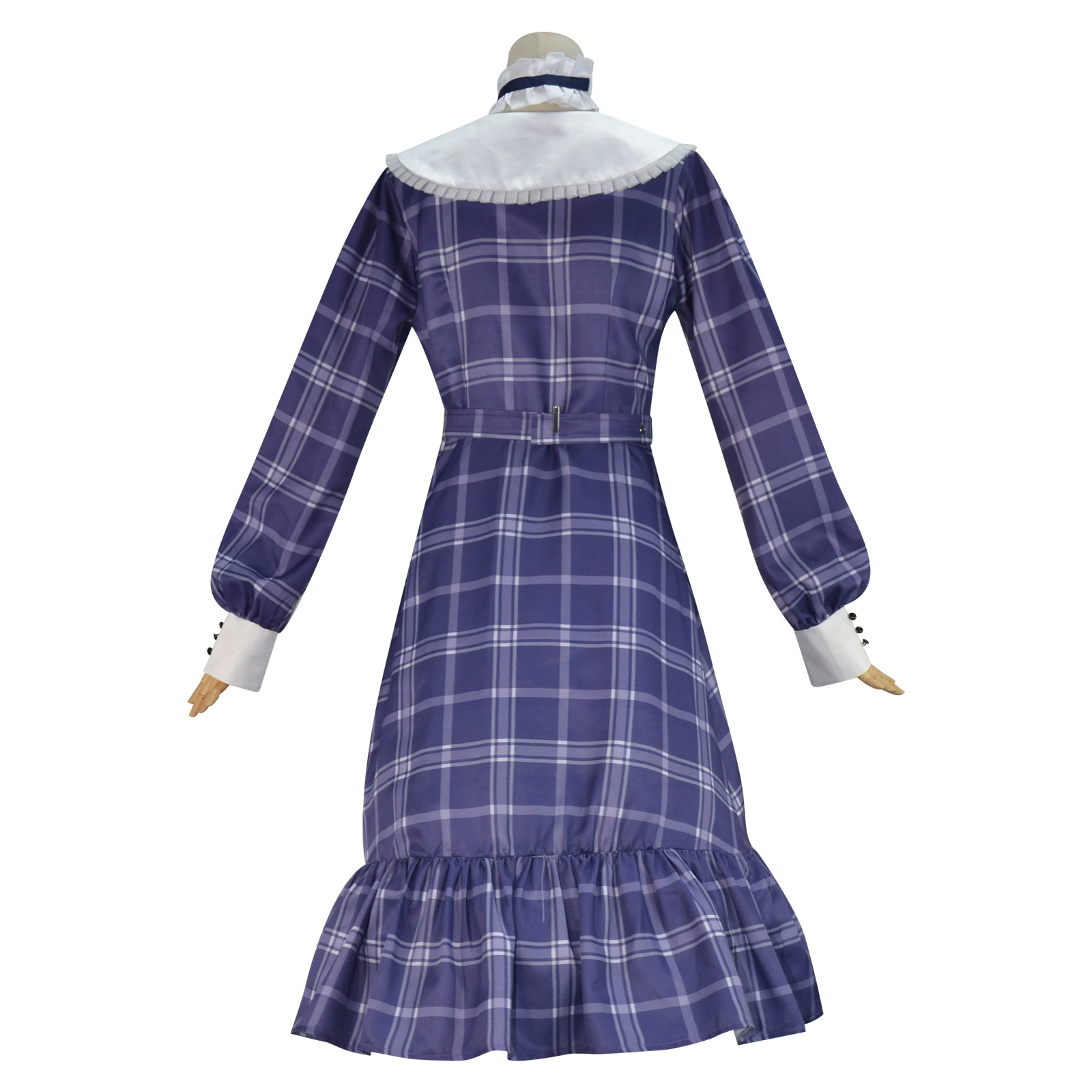 Косплей клетчатая юбка JK (Ruoyemu) в стиле Wakaba Mu — юбка one-size, опционально парик и обувь