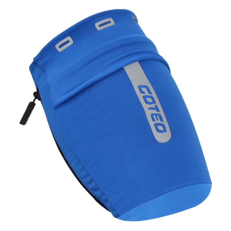 Bolsa de brazo de teléfono móvil para correr al aire libre unisex manga de brazo elástico ajustada bolsa de manga de mano deportiva antirrobo bolsa de muñeca reflectante