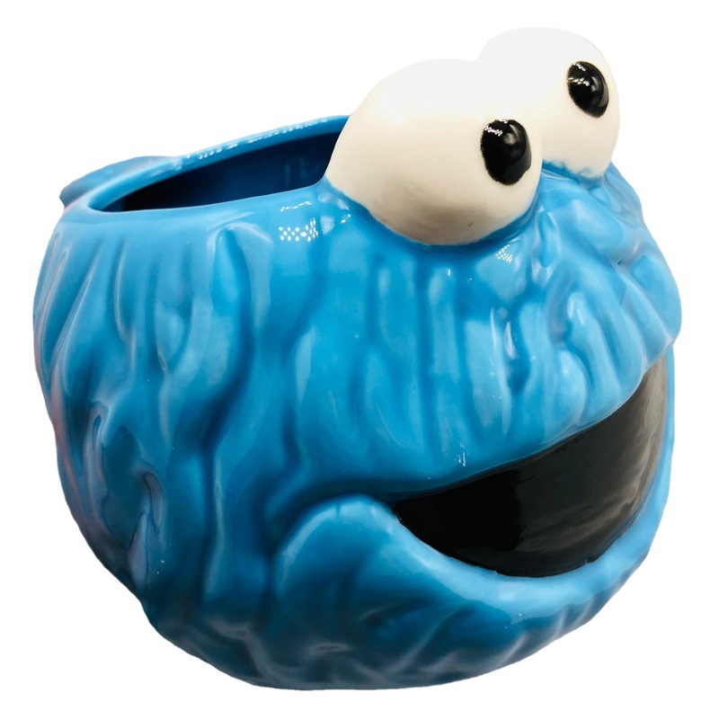 Japonés lindo Sesame Street pareja de dibujos animados taza Aimo taza agua gran capacidad leche