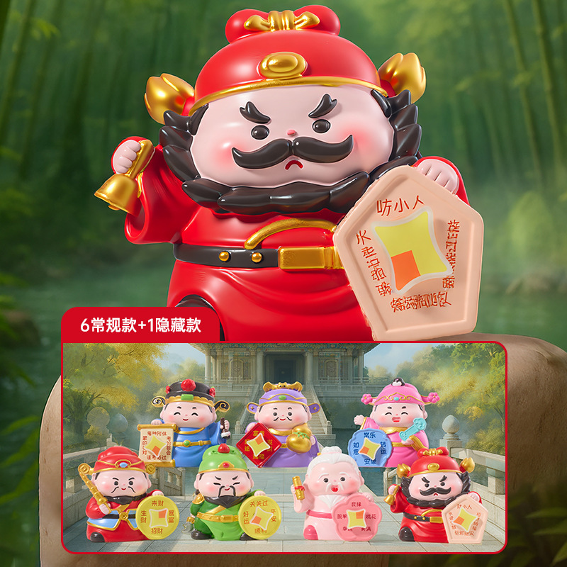 小红书同款可爱卡通公仔喵小黑的工作日常盲盒树脂工艺小摆件批发|undefined
