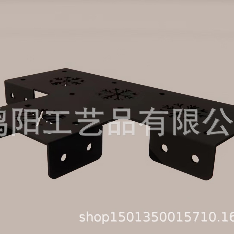 铁艺凉亭角支架延伸3向 T型重型支架 适用于柱式支架凉亭套件跨境