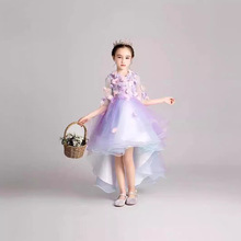 儿童礼服公主裙高端女童钢琴演出服洋气主持人生日花童婚纱花仙子