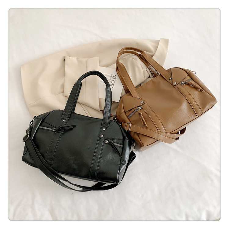 European and American cross-border fashion women's bag 2024 Spring new women's handbag, single-shoulder crossbody bag, simple tote bag undefined