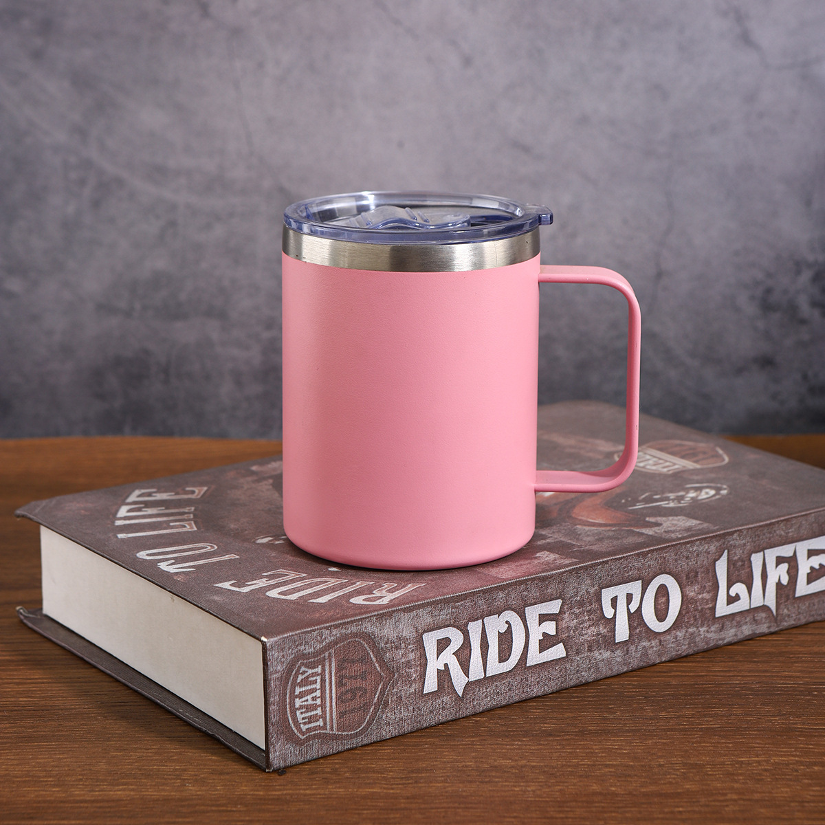 Doppelwandiger Edelstahl Isolierbecher Mit Deckel Für Kaffee_voghion.com