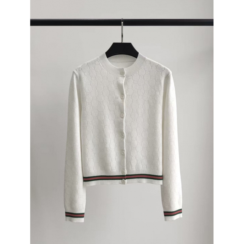 Nanyou High-End Classic Letter Jacquard Knit Cardigan, Correct Version, White, High-End Feel, Light Luxury Coat Nanyou High-End Classic Letter Jacquard Knit Cardigan, Correct Version, White, High-End Feel, Light Luxury Coat