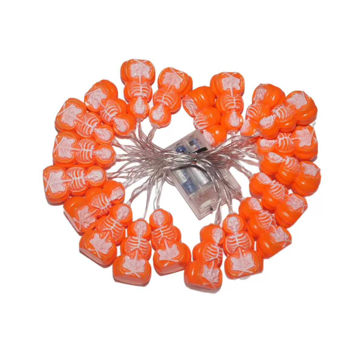 Luces LED transfronterizas, luces de cadena para Halloween, luces solares con forma de calabaza, luces decorativas para días festivos, luces de ambiente festivo para exteriores, luces coloridas