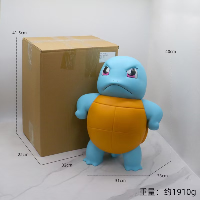 (2개) NET RED 자랑스럽고 자랑스러운 ANGRY JENNY TURTLE CARACALLA KODAR DUCK 소형 화재 용 엘프 타이드 손으로 만든 대형 장식품으로 연주