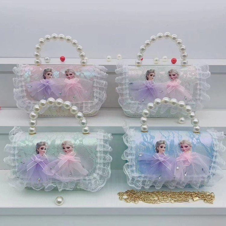 Bolsos para niños accesorios de perlas bolsos de hombro para niñas bolsos de mochila para niños bolsos accesorios para bebés rojos bolsos de cambio