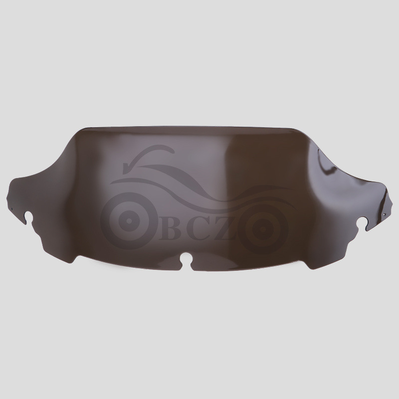 ハーレーグライドモーターバイク用アクセサリー6.8インチスモークフロントガラス14年