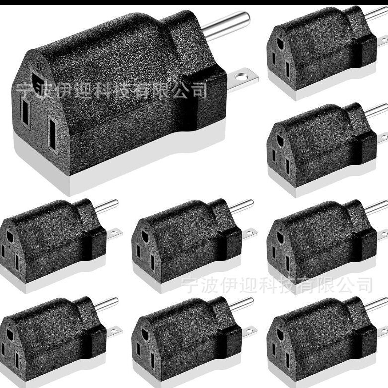 6-15P to 5-15R Us Plug Adapter, Electrical Converter3 Prongs, 120V To240V, 15A