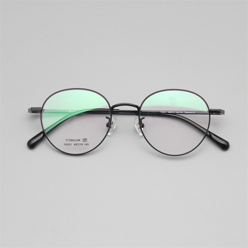 好物推荐 宽边圆框眼镜高度数不显厚深圳眼镜高品质配眼镜超轻