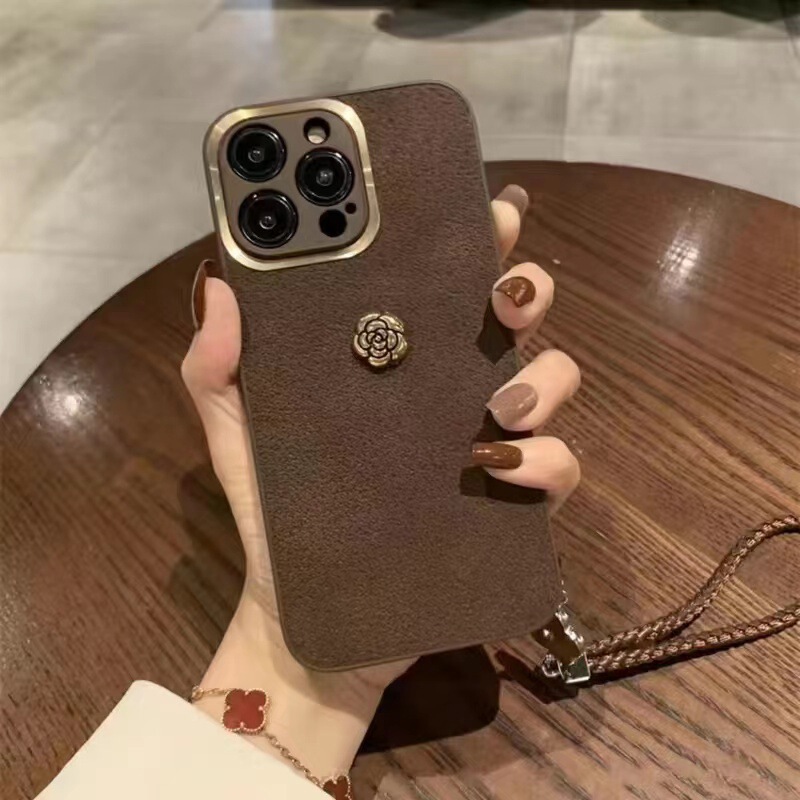 Korean style Huawei mate60/50pro metal lens Apple 15Pro phone case for Huawei p60 protective case