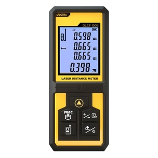 Deli tool 50/120 m handheld infrared laser rangefinder electronic ruler DL331040B 100B