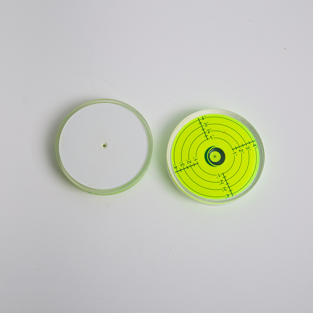 亚克力圆形水平仪平衡尺高精度水准仪万向水平气泡迷你小型水准泡