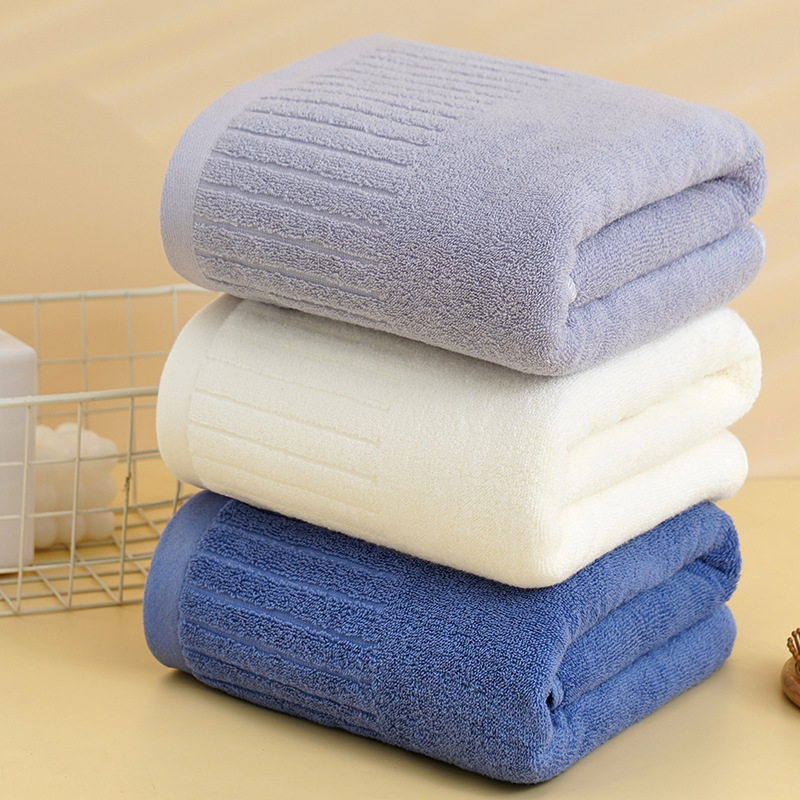 Cotton Towel Adult Household Face Wash Face Towel Thickened Bath Towel Absorbent Three-Piece Set Custom Gift Set logo Cotton Towel Adult Household Face Wash Face Towel Thickened Bath Towel Absorbent Three-Piece Set Custom Gift Set logo