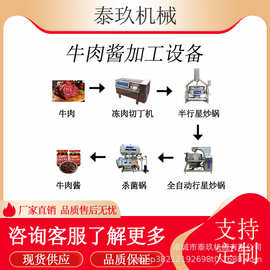 成套牛肉酱加工流水线剁辣椒酱生产设备辣椒酱生产线豆瓣酱灌装机