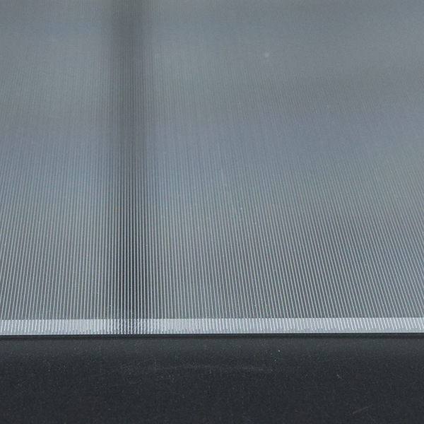 Transparent acrylic glass light panel