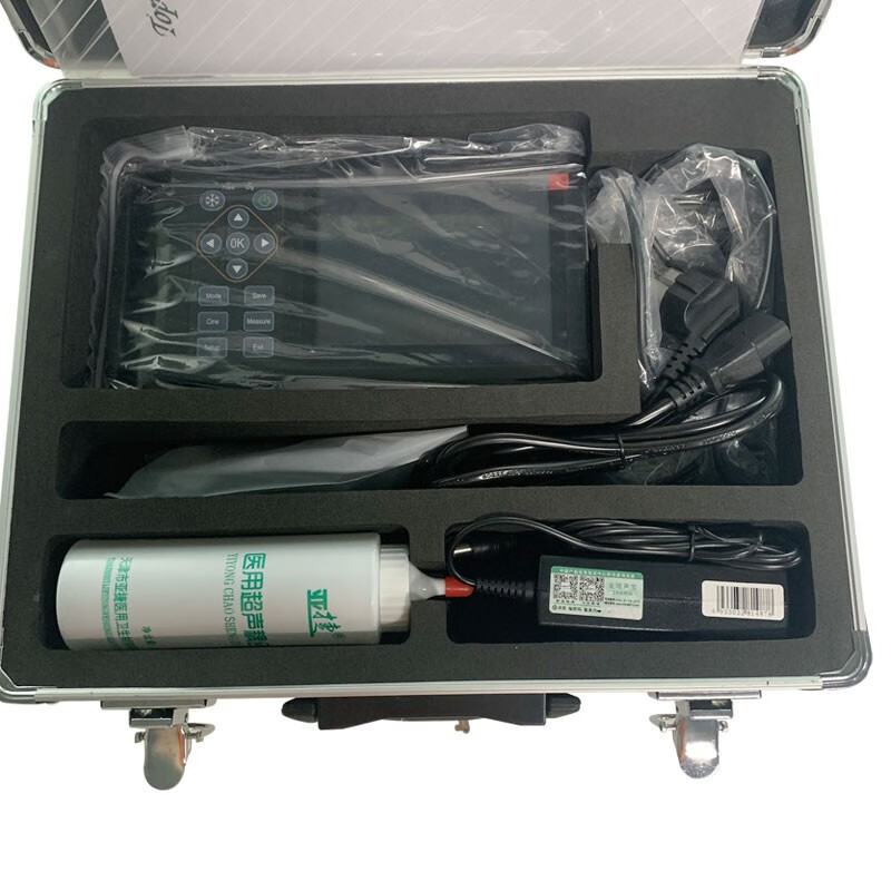 Pig B-ultrasonido máquina cerda embarazo detector cerdo y oveja embarazo diagnóstico veterinario B-ultrasonido embarazo probador 16 color cerdo y oveja B-ultrasonido