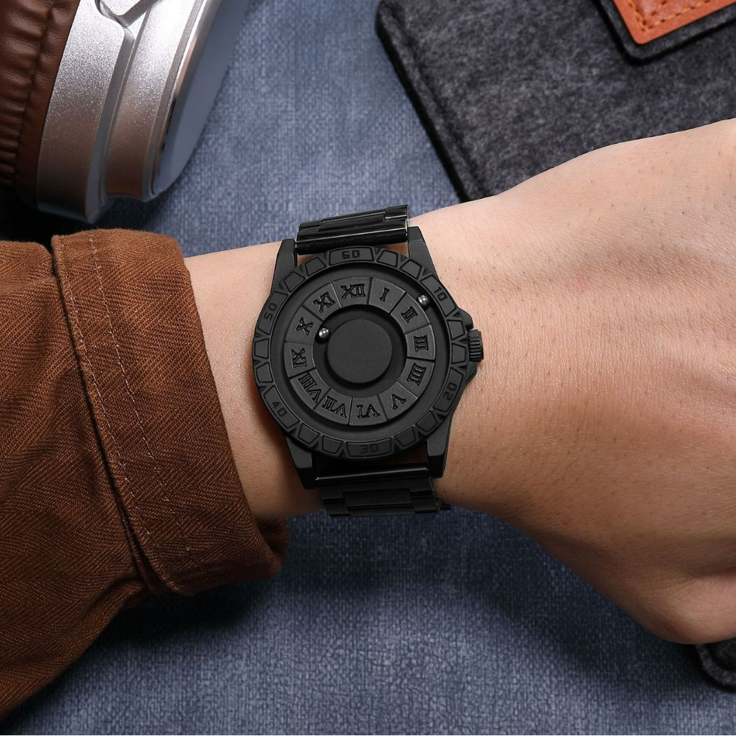 Reloj de pulsera impermeable con levitación magnética, reloj de alta tecnología para hombres y mujeres, reloj de cuarzo creativo y personalizado._voghion.com