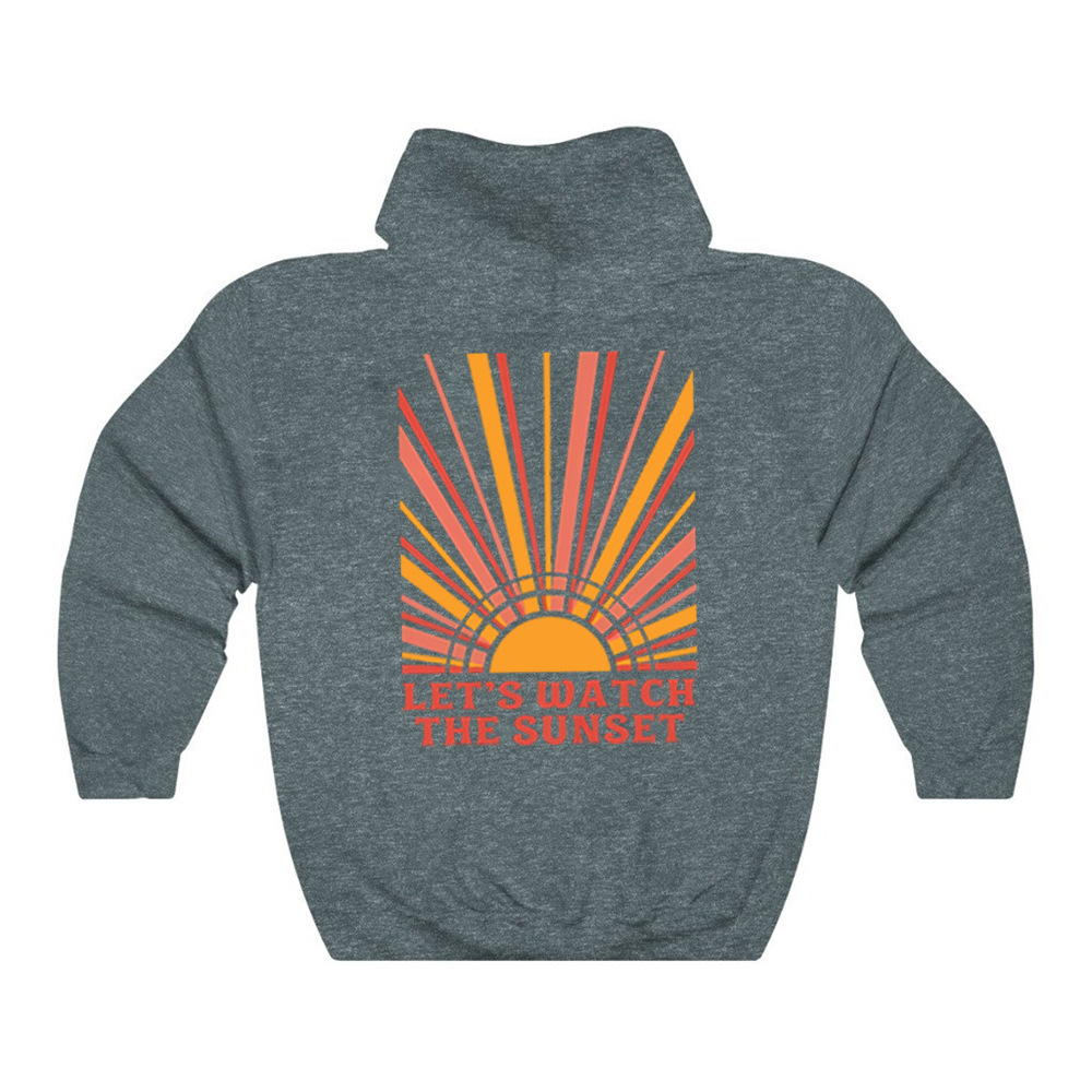 Let's Watch The Sunset Hoodie Preppy Hoodie Y2k Hoodie Prepp
