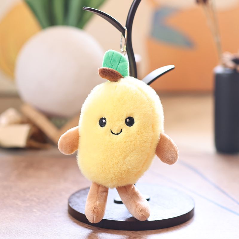 インターネット有名人かわいいフルーツマンゴーペンダントぬいぐるみ人形バナナバッグペンダントキーホルダー人形人形|undefined