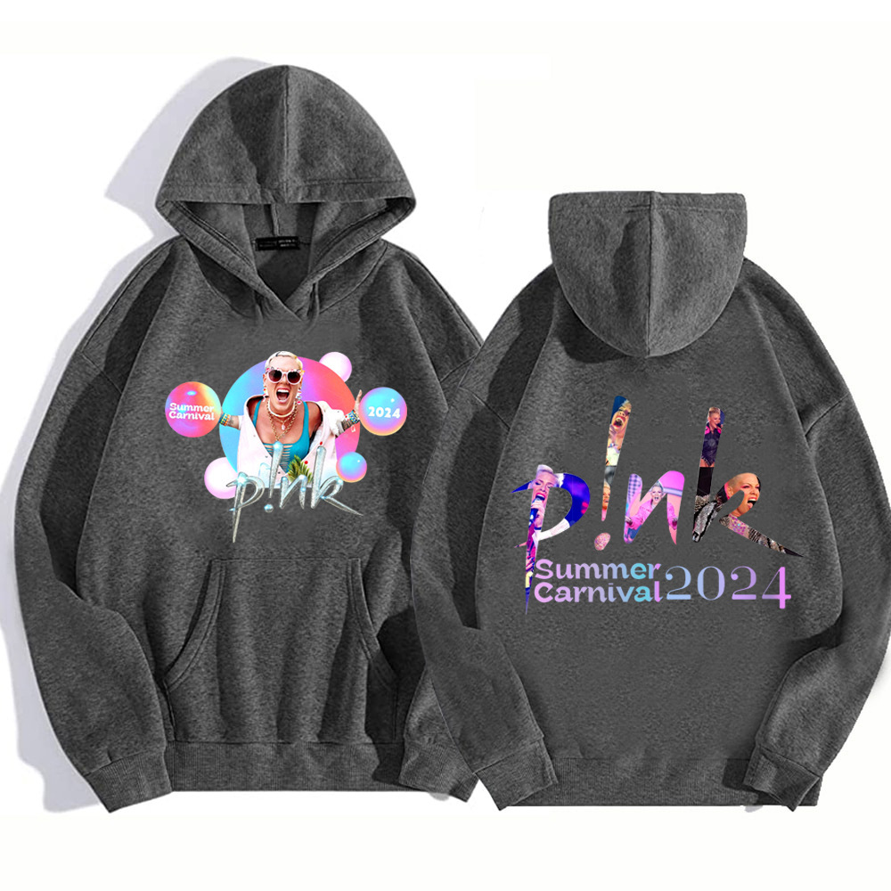 Pink Singer Tour 2024 Hoodies Men Fashion Rapper P! Nk SUMME