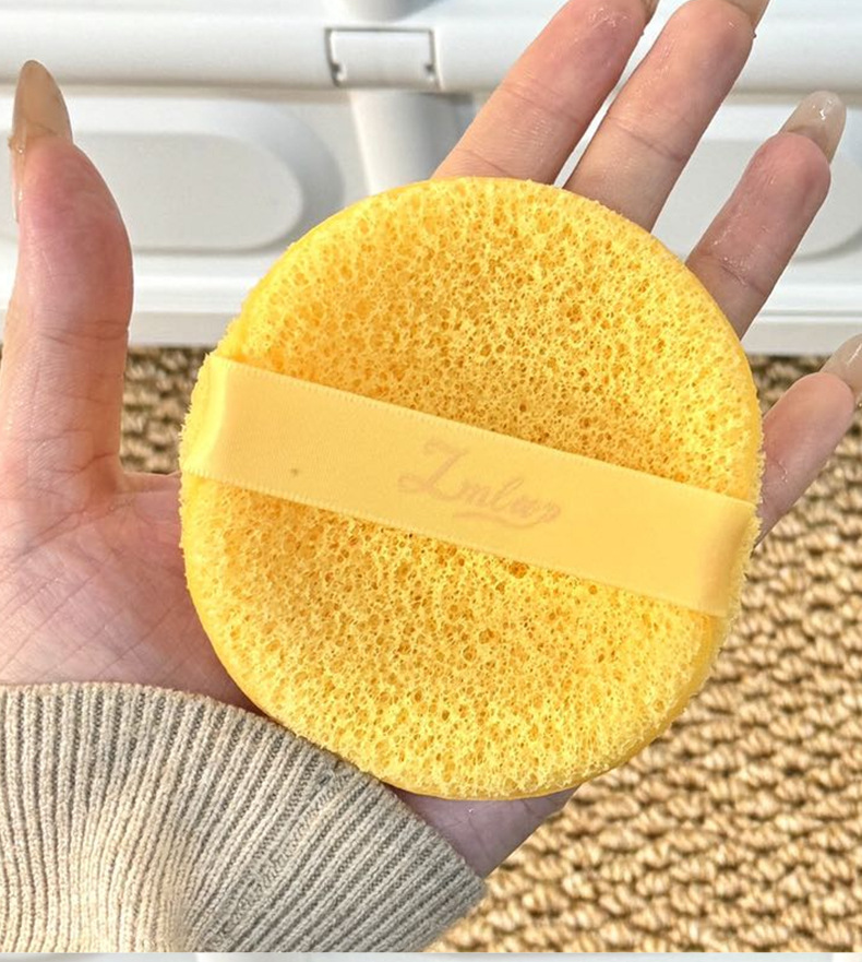 LMLTOP Cleansing Honeycomb Facial Wash Puff 2 Pieces, Makeup remover and Cleansing Mud Mask Magic Tool, Water-Infused Grand Cleansing Puff JJF28 undefined
