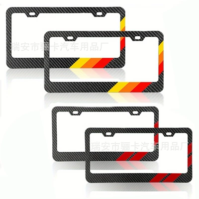 License plate holder/license plate holder Frame Carbon Fiber Color
