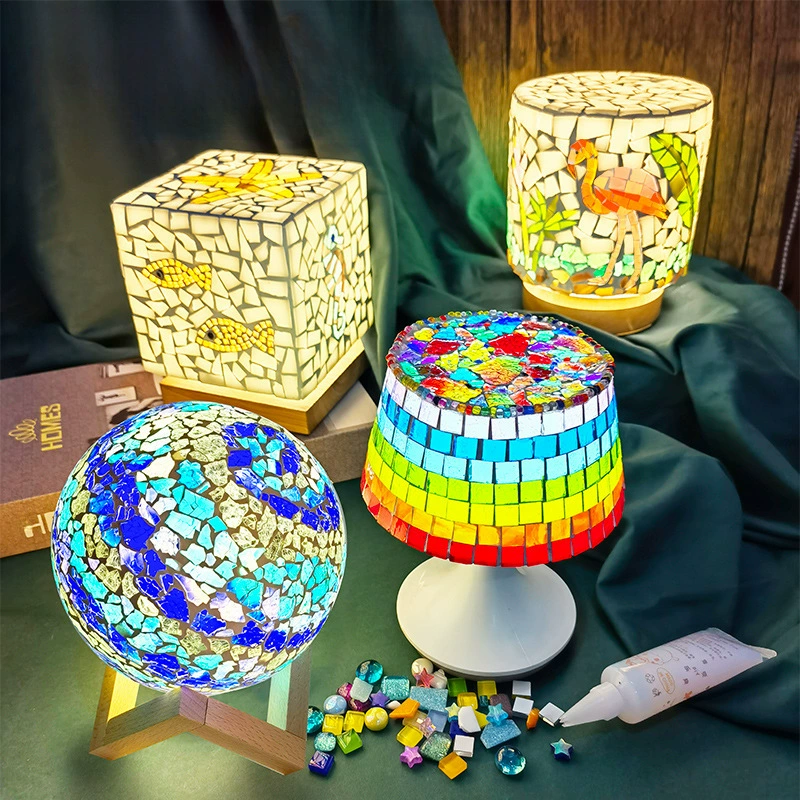 Настольная лампа, креативная мозаика, умная игрушка для взрослых, DIY
