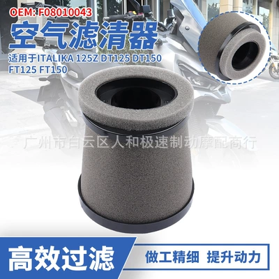 F08010043 Is Suitable for Italika 125Z Dt125 Ft125 Ft150 Air Filter Air Filter