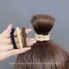 South Korea's high elastic wild black high elastic rims, large intestine ring tie hair ponytail hair rope girl rubber band