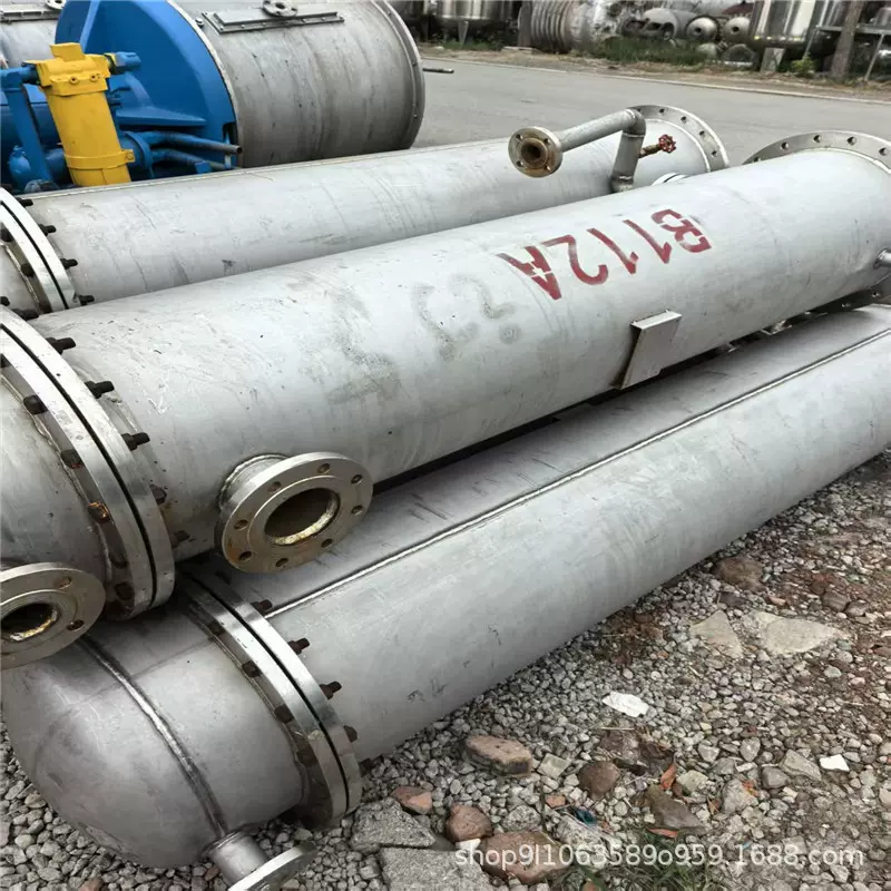 出售不锈钢列管冷凝器工业化工冷却器 不锈钢强制循环挥发器