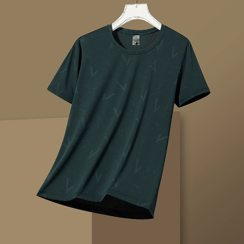 2025 новые модные короткие рукава с круглым вырезом