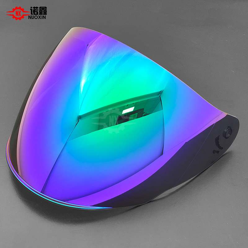 Adapt LS2 Lens OF608 Aurora Day and Night Universal Anti-fog Sticker Color Changing Helmet Lens Half Helmet Motorcycle Equipment
