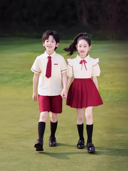 Children's Performance Costumes for Summer Kindergarten Graduation Photos, Class Uniforms for Primary School Students, Recitation and Chorus Competition Performance Outfits