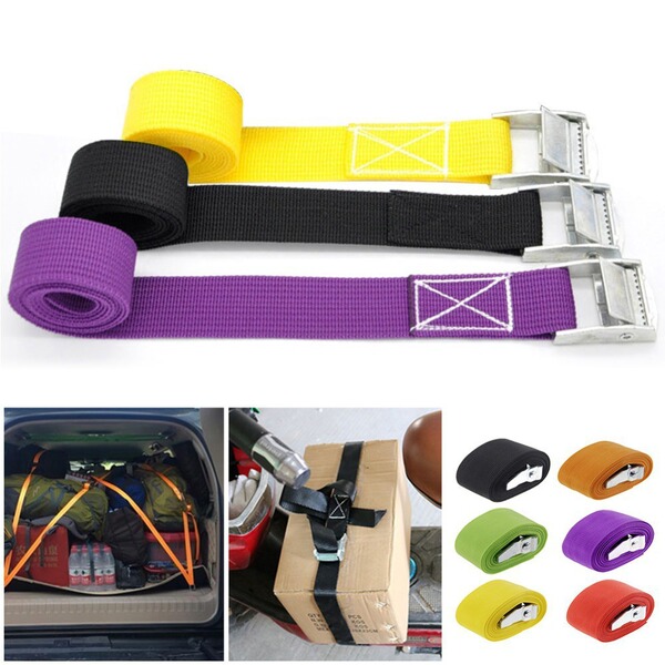 Metal adjustable elastic luggage band