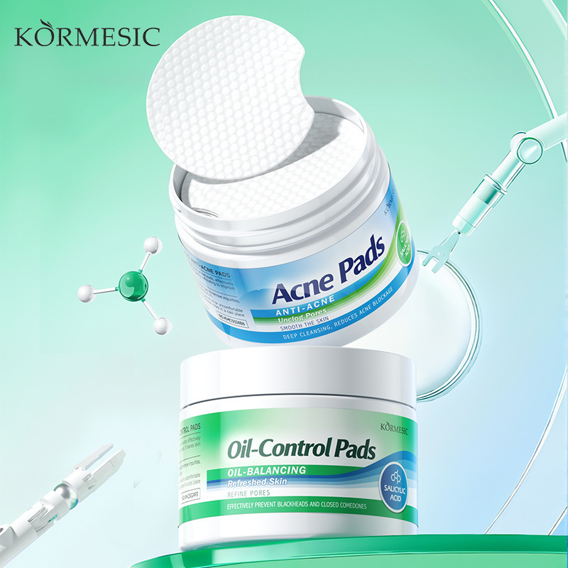 Kormesic Salicylic Acid Series Cotton Pads Wholesale Direct Sales Amino Acid Delicate Facial Cleanser