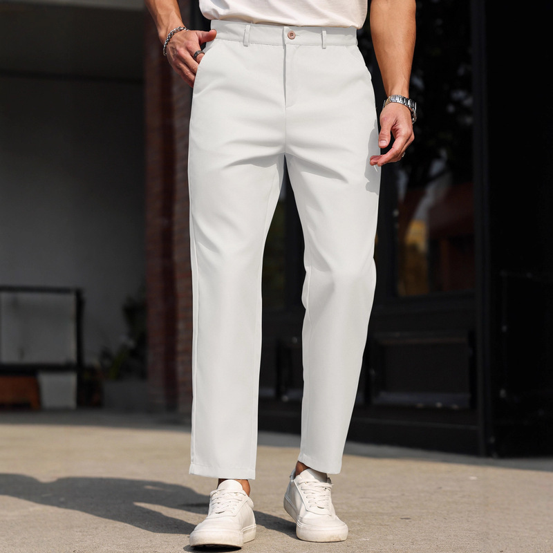 1 Piece of Men's New Casual Business Style Suit Pants with Simple and Elegant Design