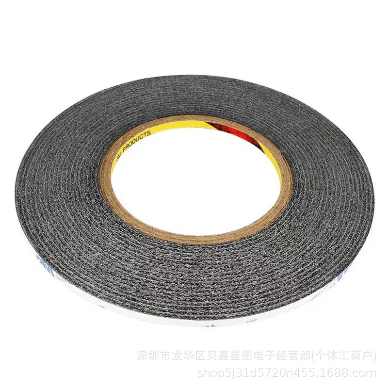 3m9448A Cinta negra de doble cara para teléfonos móviles y pantallas de reparación de computadoras Sello especial Cinta fuerte de doble cara