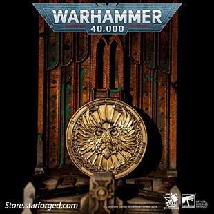 Human Empire Commemorative Coin Warhammer 40K Peripheral