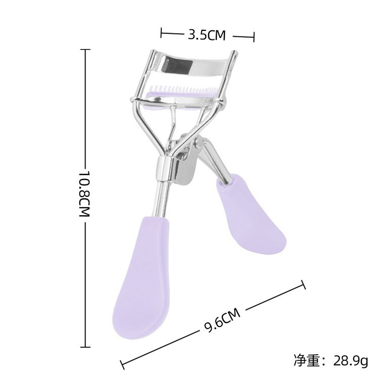 Mango de plástico tradicional pinzas de pestañas Sun Flower Roll Up Artifact Lash Beauty Tools Angular Portable Pestañas